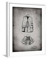 PP661-Faded Grey Hunting and Fishing Vest Patent Poster-Cole Borders-Framed Giclee Print