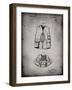 PP661-Faded Grey Hunting and Fishing Vest Patent Poster-Cole Borders-Framed Giclee Print