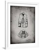 PP661-Faded Grey Hunting and Fishing Vest Patent Poster-Cole Borders-Framed Giclee Print