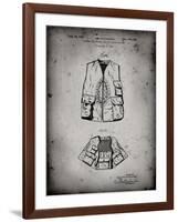 PP661-Faded Grey Hunting and Fishing Vest Patent Poster-Cole Borders-Framed Giclee Print