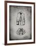 PP661-Faded Grey Hunting and Fishing Vest Patent Poster-Cole Borders-Framed Giclee Print