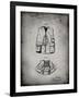 PP661-Faded Grey Hunting and Fishing Vest Patent Poster-Cole Borders-Framed Giclee Print