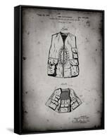 PP661-Faded Grey Hunting and Fishing Vest Patent Poster-Cole Borders-Framed Stretched Canvas