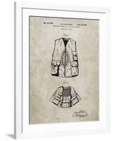 PP661-Sandstone Hunting and Fishing Vest Patent Poster-Cole Borders-Framed Giclee Print