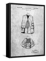 PP661-Slate Hunting and Fishing Vest Patent Poster-Cole Borders-Framed Stretched Canvas