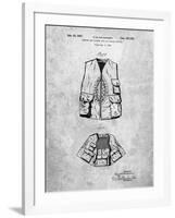 PP661-Slate Hunting and Fishing Vest Patent Poster-Cole Borders-Framed Giclee Print