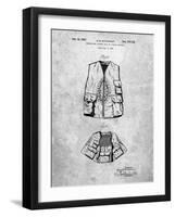 PP661-Slate Hunting and Fishing Vest Patent Poster-Cole Borders-Framed Giclee Print