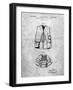 PP661-Slate Hunting and Fishing Vest Patent Poster-Cole Borders-Framed Giclee Print