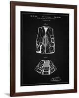 PP661-Vintage Black Hunting and Fishing Vest Patent Poster-Cole Borders-Framed Giclee Print