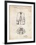 PP661-Vintage Parchment Hunting and Fishing Vest Patent Poster-Cole Borders-Framed Giclee Print