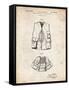 PP661-Vintage Parchment Hunting and Fishing Vest Patent Poster-Cole Borders-Framed Stretched Canvas