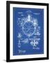 PP67-Blueprint Gyrocompass Patent Poster-Cole Borders-Framed Giclee Print