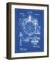 PP67-Blueprint Gyrocompass Patent Poster-Cole Borders-Framed Giclee Print