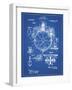 PP67-Blueprint Gyrocompass Patent Poster-Cole Borders-Framed Giclee Print