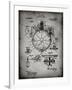 PP67-Faded Grey Gyrocompass Patent Poster-Cole Borders-Framed Giclee Print