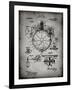 PP67-Faded Grey Gyrocompass Patent Poster-Cole Borders-Framed Giclee Print