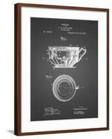 PP670-Black Grid Gyrocompass Patent Poster-Cole Borders-Framed Giclee Print