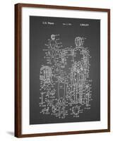 PP675-Black Grid The Defenders Toy 1976 Patent Poster-Cole Borders-Framed Giclee Print