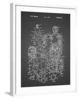 PP675-Black Grid The Defenders Toy 1976 Patent Poster-Cole Borders-Framed Giclee Print