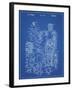 PP675-Blueprint The Defenders Toy 1976 Patent Poster-Cole Borders-Framed Giclee Print