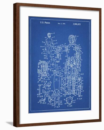 PP675-Blueprint The Defenders Toy 1976 Patent Poster-Cole Borders-Framed Giclee Print