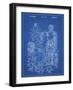 PP675-Blueprint The Defenders Toy 1976 Patent Poster-Cole Borders-Framed Giclee Print