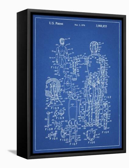 PP675-Blueprint The Defenders Toy 1976 Patent Poster-Cole Borders-Framed Stretched Canvas
