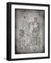 PP675-Faded Grey The Defenders Toy 1976 Patent Poster-Cole Borders-Framed Giclee Print