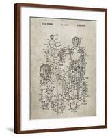 PP675-Sandstone The Defenders Toy 1976 Patent Poster-Cole Borders-Framed Giclee Print