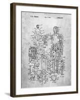 PP675-Slate The Defenders Toy 1976 Patent Poster-Cole Borders-Framed Giclee Print