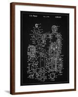 PP675-Vintage Black The Defenders Toy 1976 Patent Poster-Cole Borders-Framed Giclee Print