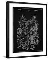 PP675-Vintage Black The Defenders Toy 1976 Patent Poster-Cole Borders-Framed Giclee Print