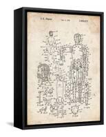 PP675-Vintage Parchment The Defenders Toy 1976 Patent Poster-Cole Borders-Framed Stretched Canvas