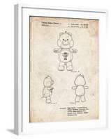 PP676-Vintage Parchment Champ Care Bear Poster-Cole Borders-Framed Giclee Print