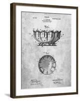 PP680-Slate Haviland Decorative Bowl Patent Poster-Cole Borders-Framed Giclee Print