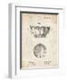 PP680-Vintage Parchment Haviland Decorative Bowl Patent Poster-Cole Borders-Framed Giclee Print