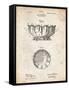 PP680-Vintage Parchment Haviland Decorative Bowl Patent Poster-Cole Borders-Framed Stretched Canvas