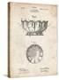 PP680-Vintage Parchment Haviland Decorative Bowl Patent Poster-Cole Borders-Stretched Canvas