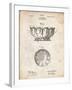 PP680-Vintage Parchment Haviland Decorative Bowl Patent Poster-Cole Borders-Framed Giclee Print