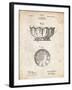 PP680-Vintage Parchment Haviland Decorative Bowl Patent Poster-Cole Borders-Framed Giclee Print