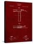 PP689-Burgundy Claw Hammer 1874 Patent Poster-Cole Borders-Stretched Canvas