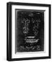 PP690-Black Grunge Ridell Football Pads 1926 Patent Poster-Cole Borders-Framed Giclee Print