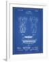 PP690-Blueprint Ridell Football Pads 1926 Patent Poster-Cole Borders-Framed Giclee Print