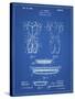 PP690-Blueprint Ridell Football Pads 1926 Patent Poster-Cole Borders-Stretched Canvas