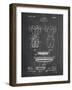 PP690-Chalkboard Ridell Football Pads 1926 Patent Poster-Cole Borders-Framed Giclee Print