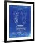 PP690-Faded Blueprint Ridell Football Pads 1926 Patent Poster-Cole Borders-Framed Giclee Print