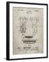 PP690-Sandstone Ridell Football Pads 1926 Patent Poster-Cole Borders-Framed Giclee Print