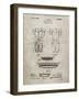 PP690-Sandstone Ridell Football Pads 1926 Patent Poster-Cole Borders-Framed Giclee Print