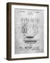 PP690-Slate Ridell Football Pads 1926 Patent Poster-Cole Borders-Framed Giclee Print