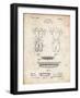 PP690-Vintage Parchment Ridell Football Pads 1926 Patent Poster-Cole Borders-Framed Giclee Print